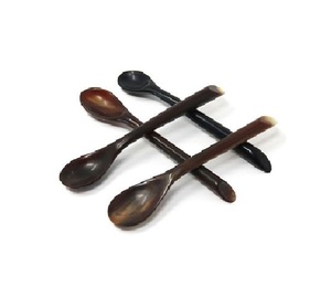 Real Horn <b>Knife</b> and Fork Cutlery <b>Long</b> Handle Spoons Horn Salad Serving Spoon for Tableware Manufacturer in Bulk From India - Product Image 1
