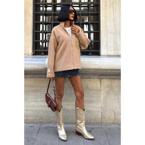 Veste en fausse fourrure pour femme Katerina 6110-08 Manteaux élégants pour femmes - Product Image 6