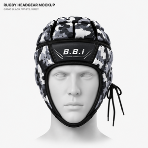 Casque de rugby numérique camouflage marine personnalisé avec logo sur mesure, casque de protection robuste pour joueurs de rugby et équipement d'entraînement - Product Image 5