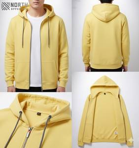 Sudadera con Capucha de Estilo Urbano, Lisa, Gruesa, con Bolsillos Laterales, de Lujo, 100% Algodón, Forro Polar Grueso, para Hombre, Reversible, de Invierno - Product Image 6