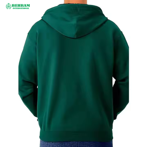 Sudadera con Capucha Unisex Personalizada con Cierre Completo, 100% Algodón, Felpa/Felpa Francesa, Transpirable, de Secado Rápido, Estilo Urbano - Product Image 6