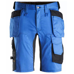Pantalones Cortos Cargo de Algodón para Hombre, Estilo Informal, con Bolsillos, hasta la Rodilla, para Trabajo al Aire Libre - Product Image 1