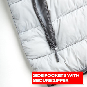 Veste d'hiver thermique avec logo personnalisé, impression, broderie, isolation chaude, manteau d'extérieur, fournisseur d'usine, fabricant direct OEM - Product Image 3