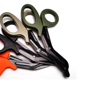 2025 ciseaux ménagers personnalisés avec poignée en plastique de 6.25 \ "ensemble de ciseaux utilitaires de haute qualité pour la coupe du cuir - Product Image 4