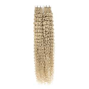 Paquete de Muestras de Extensiones de Cabello Virgen Brasileño con Cinta Adhesiva, Ondulado Profundo Natural 3C - Product Image 2