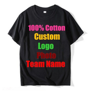 100% coton hommes T-Shirt impression personnalisée logo graphique conceptions en gros hommes surdimensionnés t-shirts fabricant du Bangladesh - Product Image 3