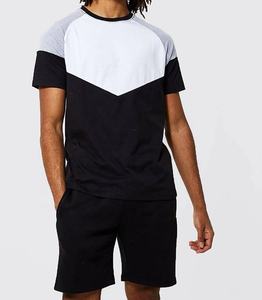 Ensemble de t-shirts d'été à la mode pour hommes, en soie glacée de luxe, en coton respirant, à manches courtes, sport décontracté, fin et léger - Product Image 2