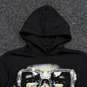 Alta calidad 500gsm Heavyweight Pullover Hoodie Custom Drop Shoulder No Strings Heavy hoodies hombres para la venta - Product Image 3