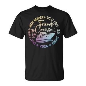 T-shirt coordinata personalizzabile per il viaggio di crociera Friends 2026 - Abbigliamento promozionale per il personale a bordo - Product Image 1