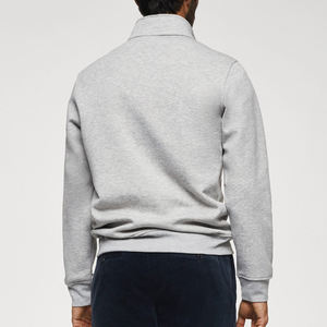 เสื้อสเวตเตอร์คอสูงมีซิปสำหรับผู้ชายเสื้อฮู้ดแบบรูดซิปสำหรับสตรีทแวร์และชุดออกกำลังกายโลโก้ตามสั่ง - Product Image 2