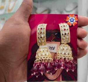 Ethnic <b>Jhumka</b> <b>Earrings</b> for Women Traditional Copper and Brass <b>Jhumka</b> with Intricate Design - Product Image 2