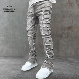 Fashionable New Design 100% Cotton/Canvas Lightweight Breathable Waterproof Straight Mid Tracksuits Adult Men's Streetwear - Product Image 6