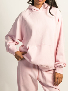 Nouveauté : Sweat-shirts oversize vintage pour femmes, lourds, délavés à l'acide, col à capuche, logo personnalisé sur le devant, service OEM ODM pour femmes - Product Image 6