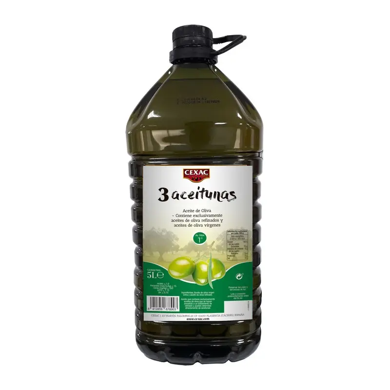 Spagna di qualità Premium olio di oliva Extra vergine 1 acidità 5 litri Crag X3 buon prezzo perfetto per tutti i tipi di stufati