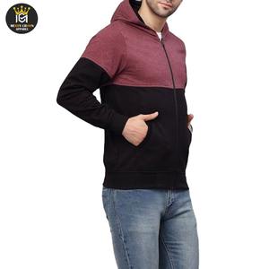 Sudaderas con cremallera para hombre de alta calidad de colores sólidos - Product Image 4