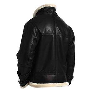 Chaqueta Bomber de Invierno para Hombre, Talla Grande, de Alta Calidad, Moderna y Lisa - Product Image 4