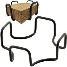 Posavasos de piedra de Metal al por mayor, soportes de almacenamiento, estantes de exhibición de alambre de Metal, soporte para posavasos de café y té de la leche con venta - Product Image 6