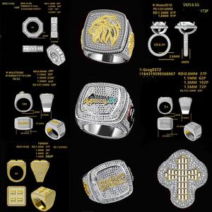 Anillo de Oro Rosa de 14K con Moissanita Cultivada en Laboratorio de 0.5 Quilates, Corte Brillante, Certificado IGI, Engaste de Puntas, para Compromiso y Boda - Product Image 5