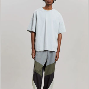 T-shirt pour homme grande taille, respirant, polyester/coton, écologique, séchage rapide, manches courtes, coupe classique, 180g, décontracté, vente en gros - Product Image 2