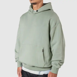 Cut and Sew Sweat à capuche pour homme personnalisé Puff Printing logo Oversized Streetwear vintage Hoodies 400gsm Fleece Hoodies - Product Image 5