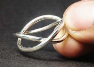 Venta al por mayor 925 plata esterlina espiral joyería Venta De fábrica espiral diseño anillos hechos a mano regalo para ella minimalista anillos de plata - Product Image 5