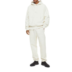 Ropa de calle de gran tamaño de peso pesado moda 100% algodón de alta calidad 400gsm chándales con capucha para hombres - Product Image 5