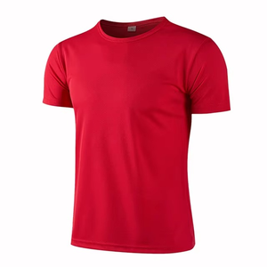 T-shirt en coton uni pour homme, basique, minimaliste, tissu doux, OEM ODM - Product Image 2