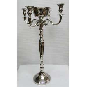 โมเดิร์นพรีเมี่ยมที่มีคุณภาพที่ขายดีที่สุดอลูมิเนียมยืนเทียนขาตั้งเทียนสไตล์วินเทจหรูหราหล่ออลูมิเนียม - Product Image 5