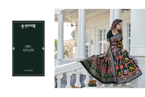Gujarati-novias y sus saris tradicionales, impresionante - Product Image 4