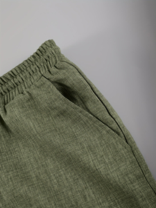 2026 Wholesale Style Men's Summer Streetwear Two-Piece <b>Set</b> Striped Pattern Shirt Shorts Matched Outfit Customized Colors <b>Set</b> Man - Product Image 6