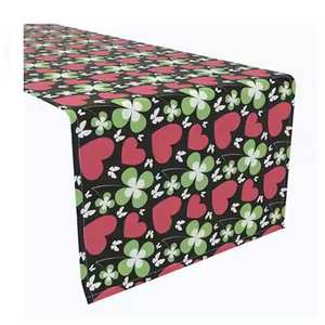 Prix usine 100% coton matériel personnalisé conception hôtel maison chemin de table avec logo personnalisé - Product Image 6