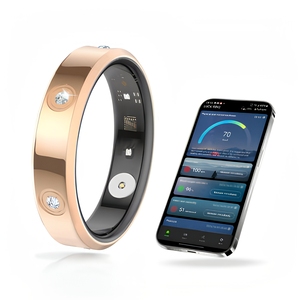 Smart <b>Ring</b> Fitness Tracker Continuous Heart Rate Sleep Monitor App Control 5-10 Days <b>Battery</b> Health <b>Ring</b> - Product Image 6