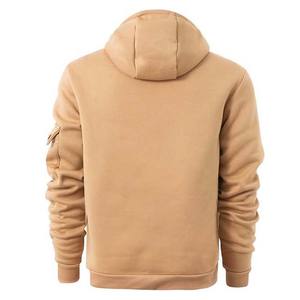 Meilleures ventes de pulls à capuche pour hommes, vente en gros de sweats sportifs décontractés, col, fermeture éclair, polyester/coton, hiver, personnalisables, OEM - Product Image 5