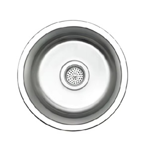 Tazón individual de cocina de acero inoxidable de alta calidad Fortune Industrial Vietnam fregadero redondo sin grifo - Product Image 1