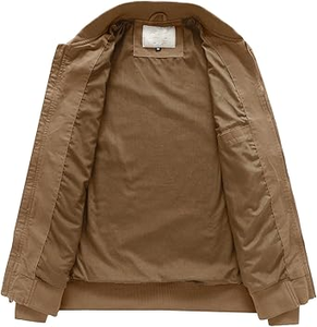 Canvas Waxed Man Jackets 100% Cotton With Pockets - Product Image 3
