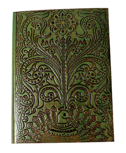 Carnets en papier recyclé fait main avec logo personnalisé, design en relief, journal en cuir vintage A5 pour les voyages et les affaires - Product Image 1