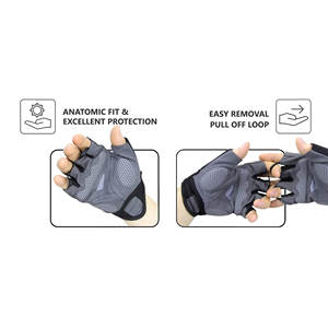 Muñeca ajustable Levantamiento de pesas Guantes de fitness Transpirable Gimnasio Deportes Entrenamiento de fuerza al aire libre Guantes de levantamiento de pesas - Product Image 3