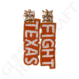 Alabama Crimson Tide Fans 'Boucles d'oreilles faites à la main perlées 'Roll Tide' pour Game Day Fashion Drop Design en Crimson White - Product Image 5