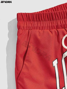 Short de performance sportive de style High Street pour homme Équipement d'entraînement imprimé écologique avec touche personnelle - Product Image 4