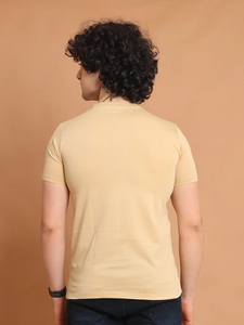 เสื้อยืดคอกลมแขนสามส่วนของผู้ชาย, เสื้อยืดคอกลมแฟชั่นได้ง่ายสไตล์อเนกประสงค์สวมใส่สบายได้ทั้งวันทำจากผ้าฝ้าย100% - Product Image 5