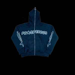 เสื้อฮู้ดสำหรับผู้ชายซักด้วยกรดเฮฟวี่เวทพิมพ์ลายพัฟตามสั่ง - Product Image 4