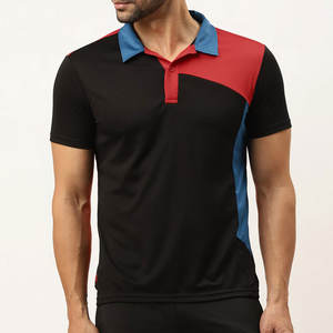 Camiseta de Hombre de Punto Sólido, Transpirable, con Cuello Alto y Botones Delanteros, Estilo Gótico Vintage, Prenda Moderna - Product Image 1