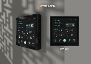 Ventilación ERV Inteligente Controlada por Aplicación para Sistema de Recuperación, 3 Velocidades, RS485, Detección de CO2/VOC para Sala de Estar, Flexible para Parques, PM2.5 - Product Image 6