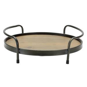 Modern Matte <b>Black</b> round Metal <b>Tray</b> New Arrival Rectangle Style Serving <b>Tray</b> for Hotels and Events Decorative Serving <b>Tray</b> - Product Image 3