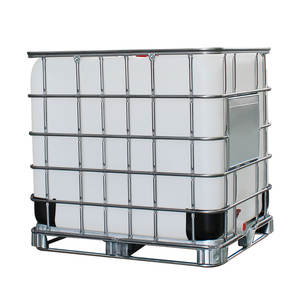 Contenedor IBC de 330 Galones Usado y Lavado, Contenedor de Plástico para Agricultura y Almacenamiento de Agua - Product Image 5
