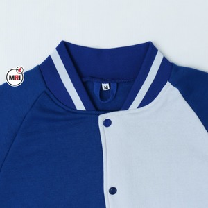 แจ็คเก็ตเบสบอลแจ็กเก็ตขนสัตว์ทีมตัวแทนออกแบบได้ตามต้องการเสื้อแจ็คเก็ตนักบอลผ้าขนสัตว์แบบสั่งทำ - Product Image 6