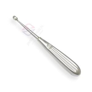 Cureta Dérmica de Acero Inoxidable, Instrumento Quirúrgico Manual de Primera Calidad Pulido para Fusión Espinal y Extracción Ósea - Product Image 6