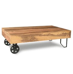 โต๊ะกาแฟแบบเรียบง่ายติดรถเข็น,โต๊ะรับประทานอาหารกาแฟไม้เนื้อแข็งเฟอร์นิเจอร์ห้องนั่งเล่นหรูหราเฟอร์นิเจอร์ห้องนอนบ้านที่ดีที่สุด - Product Image 1