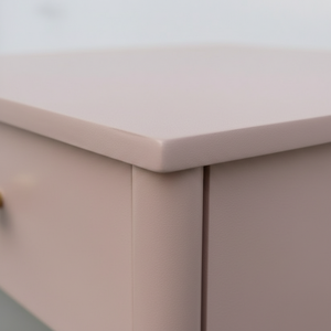 Mesa de Centro Moderna Color Rosa Pastel con Madera de Caucho Resistente y MDF para Comedor, Restaurante y Decoración del Hogar - Product Image 5