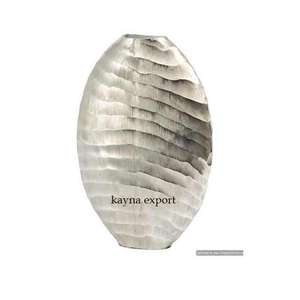 Vase à fleurs en métal blanc et noir pour la décoration de mariage vase à fleurs en forme de conception de nouveauté pour la décoration de jardin et de mariage - Product Image 5